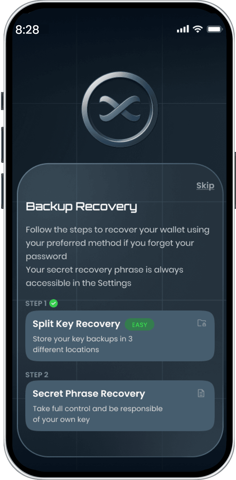 Mobile app screen showing PDF upload feature