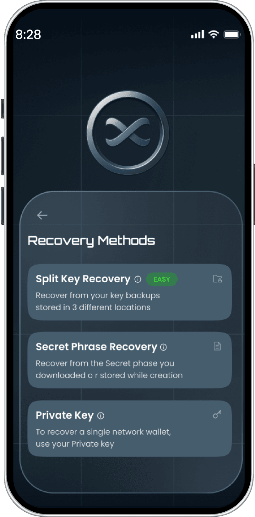 Mobile app screenshot showing PDF conversion feature